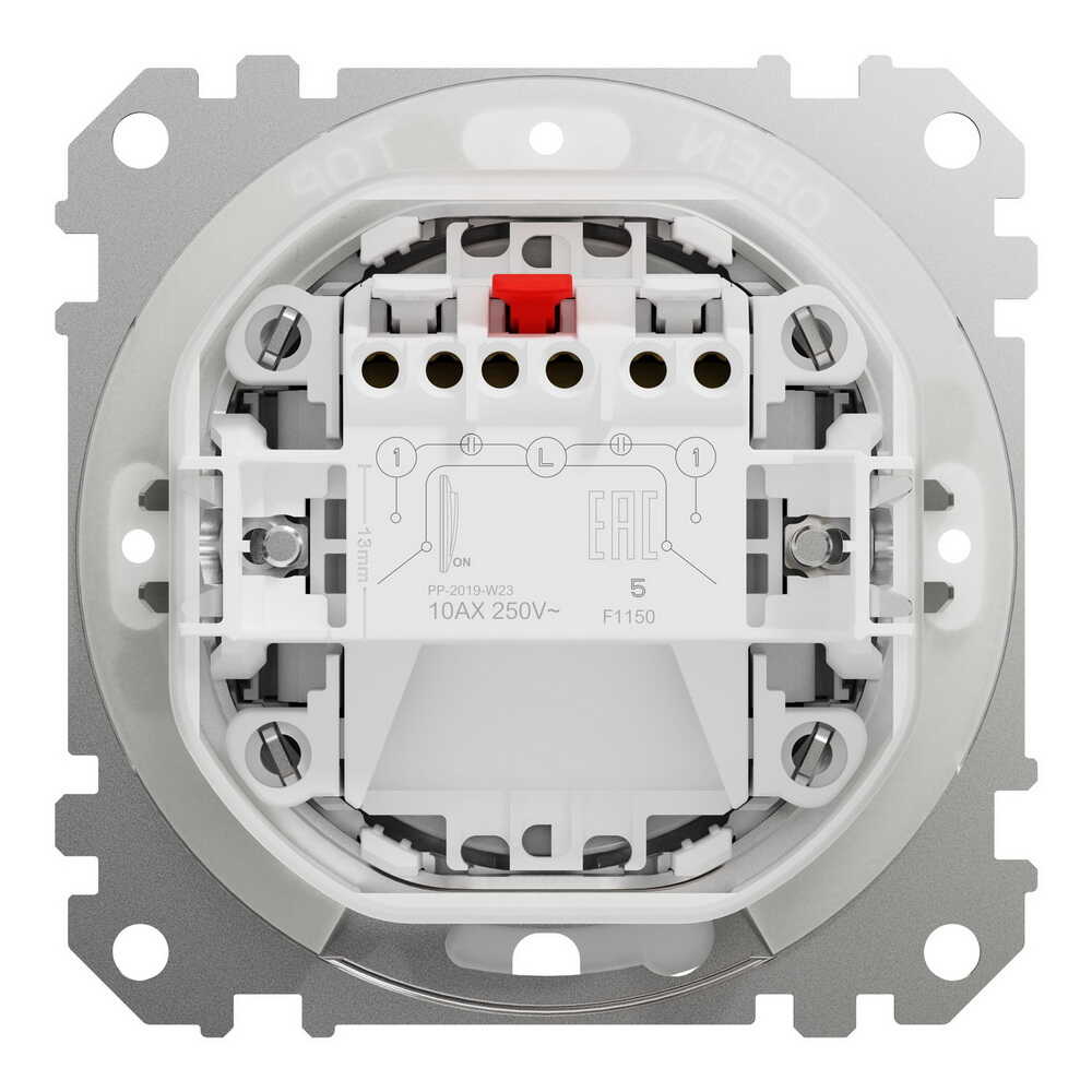 Вимикач Schneider Sedna Design чорний 2кл IP44 ( SDD214105 )